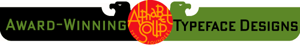 Award Winning Alphabet Soup Fonts